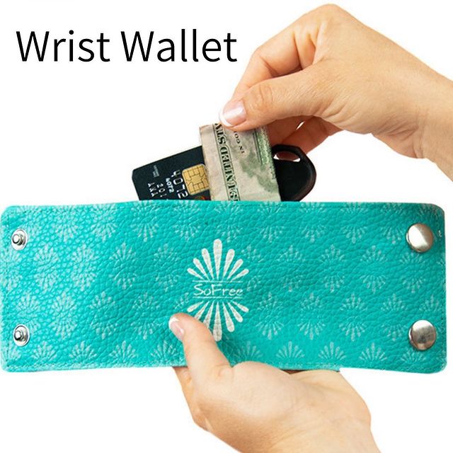 Try A Handy Wrist Wallet Pouch to Keep Your Credit Cards Safe﻿ SoFree Creations Wrist
