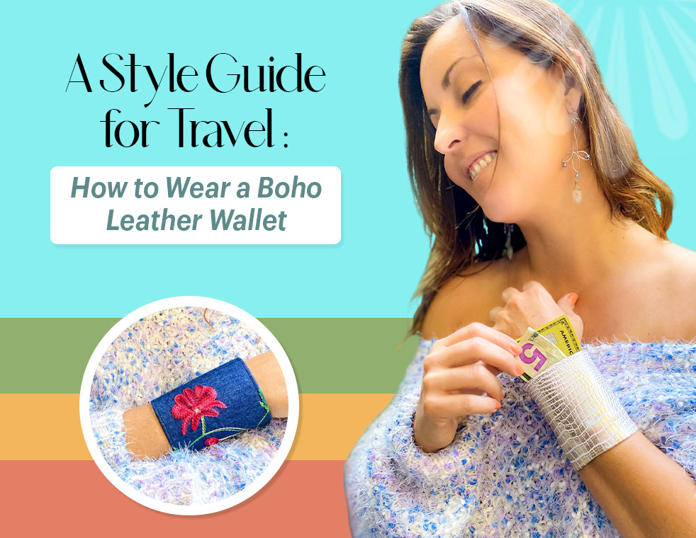 How to Wear a Boho Leather Wallet with Your Bohemian Outfit SoFree