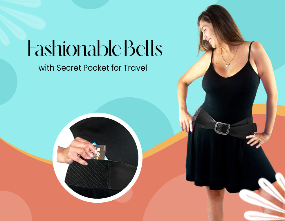 3 Super-Stylish and Handmade Travel Belts with Secret Pockets to Safeguard Money, Cards, and More