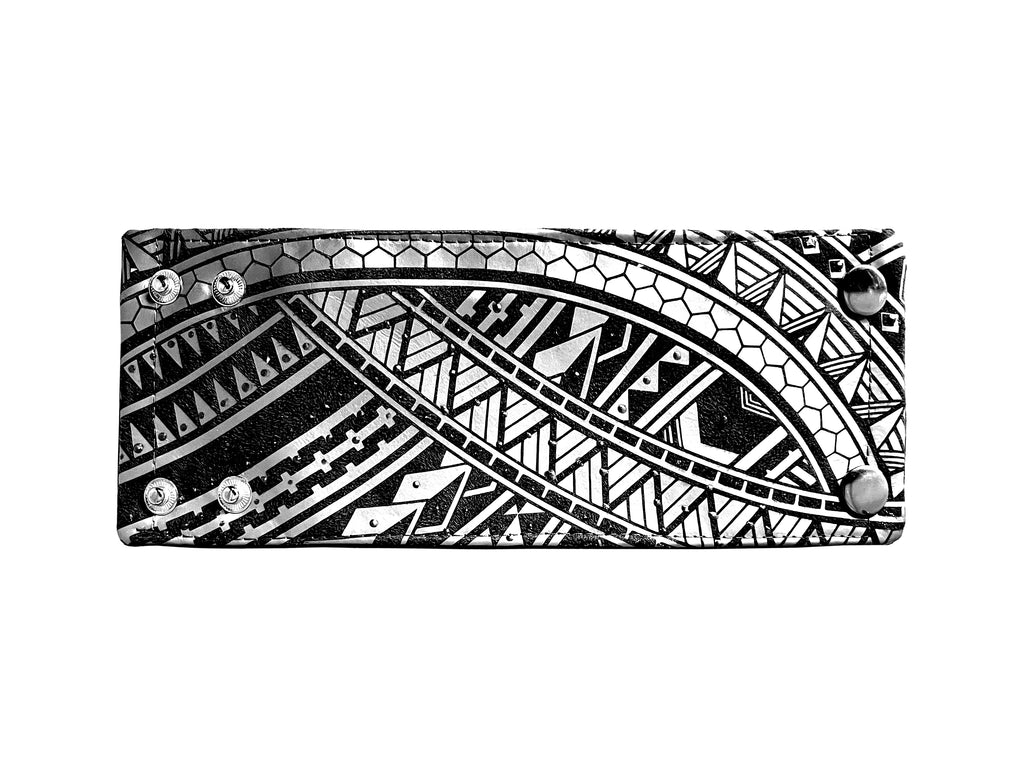Wallet for Men with Style -  Polynesian tattoo design