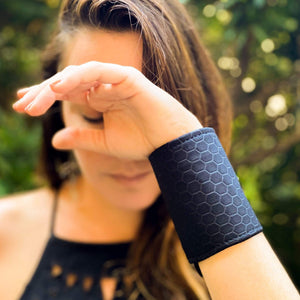 Black Armband - Money Holder Wrist Wallet |  SoFree Creations
