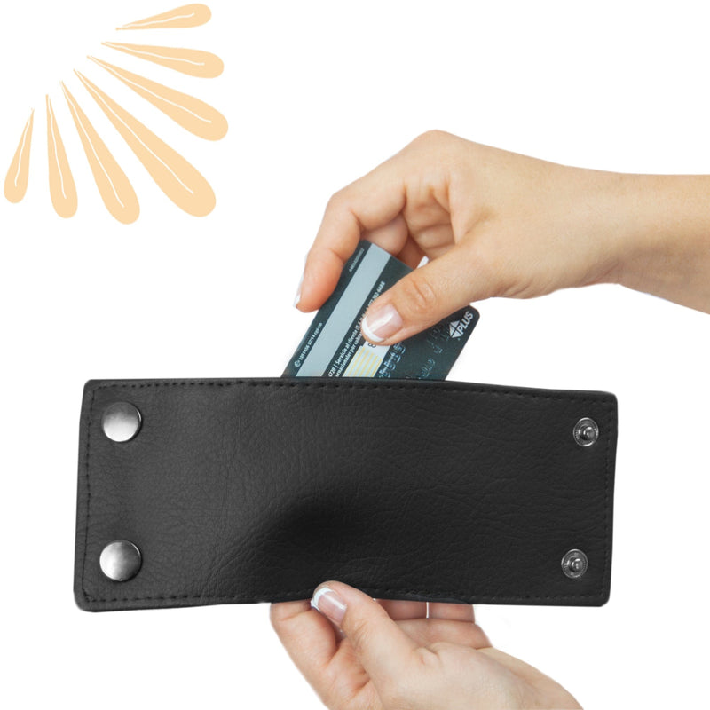 SoFree Creations Wrist Wallet Best Slim Wallet - Unisex Minimalist Wallet