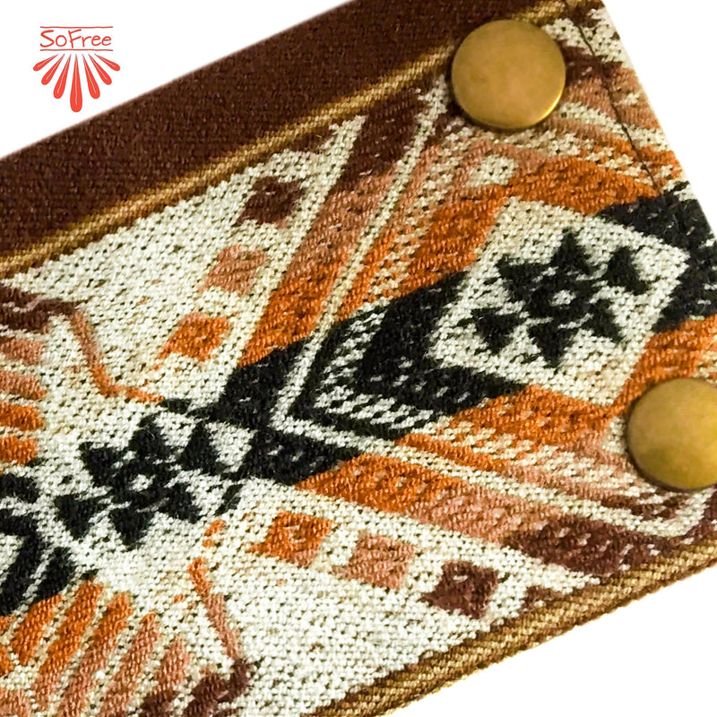 Buy Online High Quality, Beautiful and Stylish Dark Browns Ethnic Peruvian Wrist Wallet - SoFree Creations