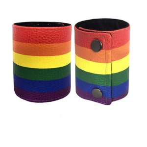 Buy Online High Quality, Beautiful and Stylish Rainbow Gay Pride Flag Wrist Wallet - SoFree Creations