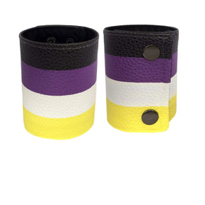 Buy Online High Quality, Beautiful and Stylish Non Binary Flag Wrist Wallet - SoFree Creations