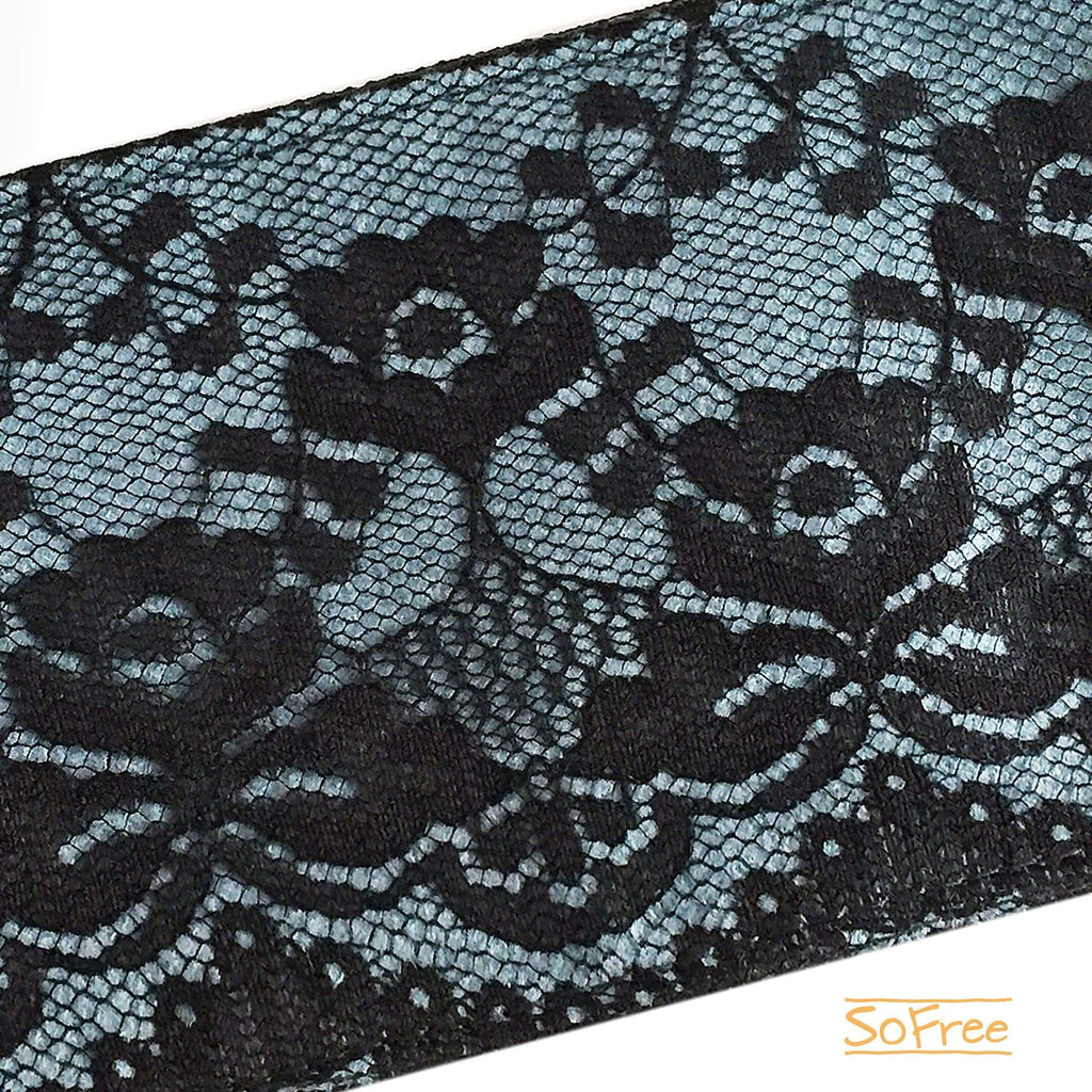 SoFree Creations Wrist Wallet Lace over Vegan Suede Wrist Wallet | Multiple Colors