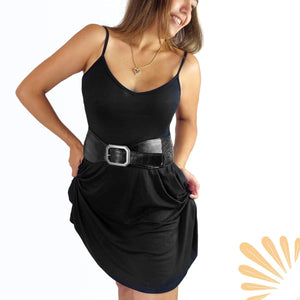 SoFree Creations Belt Phone and Money Holder Belt - Black Belt with Secret Pockets