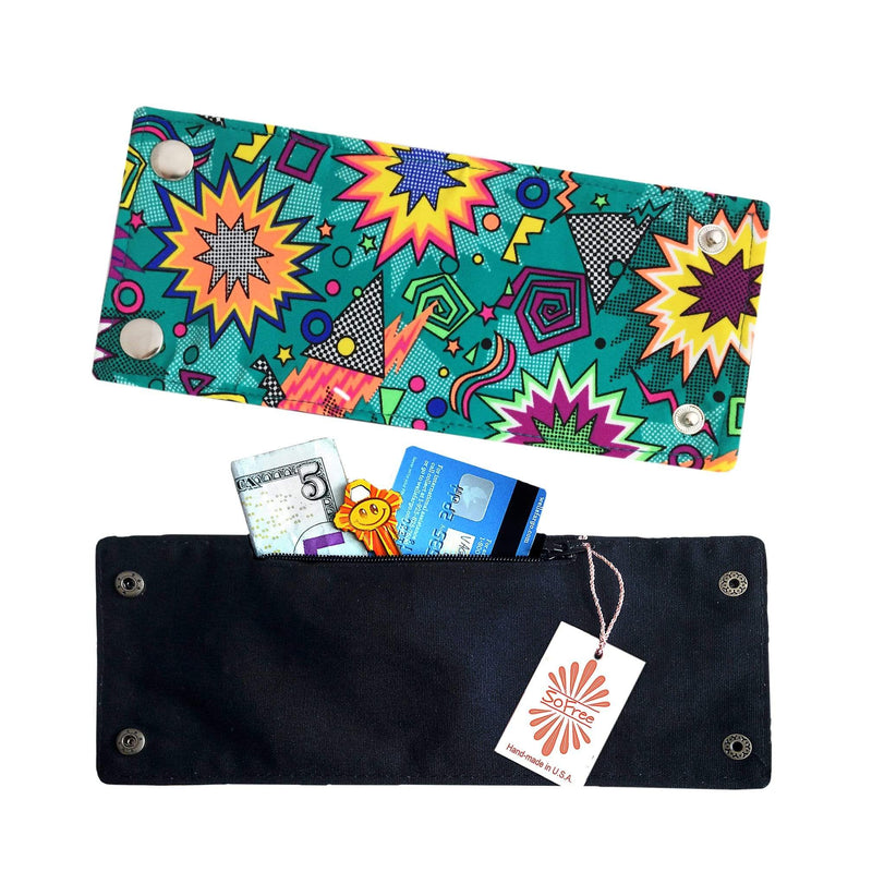 Buy Online High Quality, Beautiful and Stylish POW Lycra Wrist Wallet - SoFree Creations