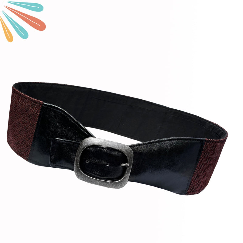 Buy Online High Quality, Beautiful and Stylish Purple Wide Travel Belt - SoFree Creations