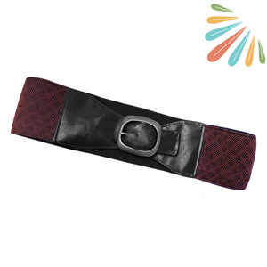 Buy Online High Quality, Beautiful and Stylish Purple Wide Travel Belt - SoFree Creations